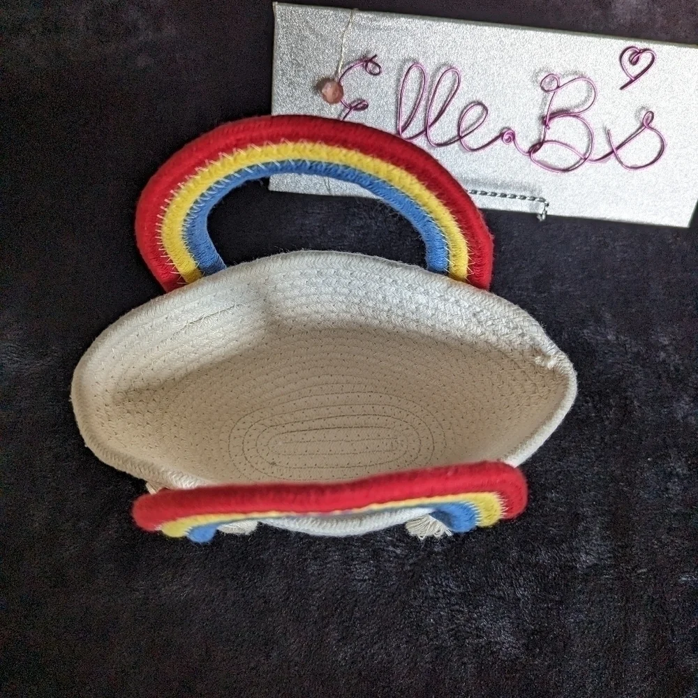 Rainbow Hand Bag / Basket